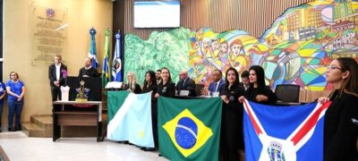 Câmara Municipal de Ponta Porã recebe imagem de Nossa Senhora Aparecida