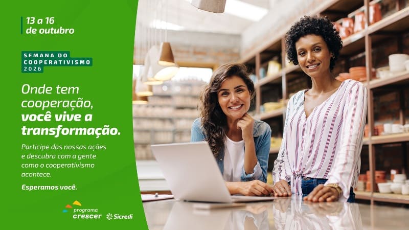 Semana do Cooperativismo destaca impacto da cooperação no desenvolvimento das comunidades