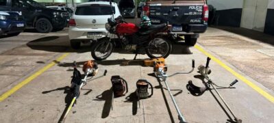 Batalhão Rural prende três homens envolvidos em furtos e receptação de equipamentos em Campo Grande